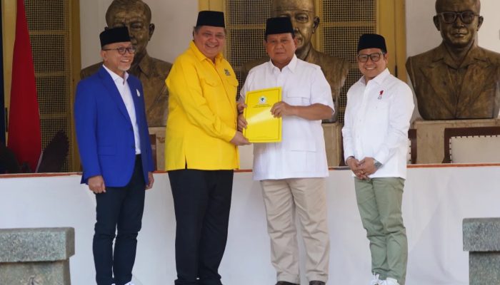 PAN dan Golkar Resmi Deklarasikan Prabowo Subianto Capres 2024
