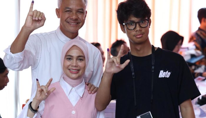 Ganjar Unggah Momen Usai Nyoblos: Kamu Jangan Lupa ya