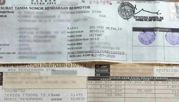 Ingat! STNK Mati 2 Tahun akan Dihapus dan Tak Bisa Didaftarkan Lagi