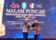 PWI Jatim Anugerahi LaNyalla Special Award