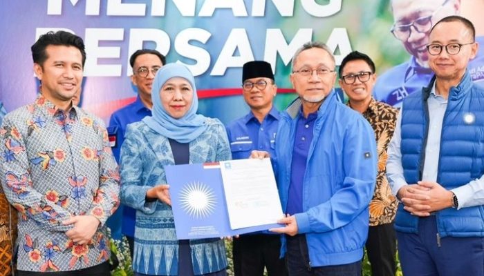 PAN Resmi Dukung Duet Khofifah-Emil Dardak di Pilgub Jatim 2024