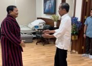 Jokowi Doakan Prabowo Segera Pulih Total Usai Jalani Operasi Besar