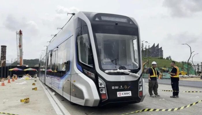 Sejumlah Fakta Mencengangkan Soal Kereta Tanpa Rel di IKN yang Mirip Bus Gandeng