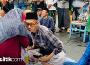 Istri Nyusul ke Bawaslu Sumenep, Bawakan Kiai Naqib Tas Berisi Baju Ganti