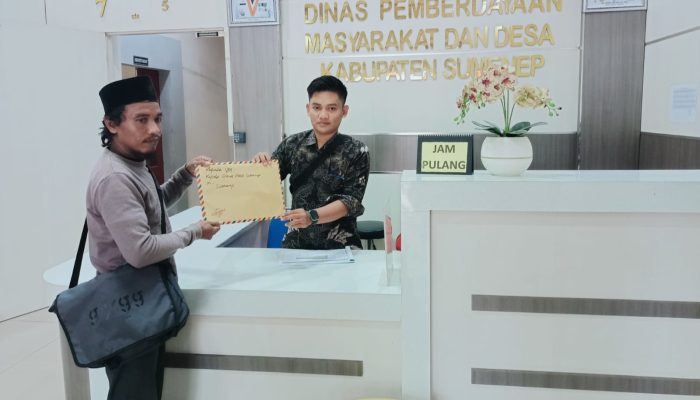 Warga Bersurat ke DPMD Sumenep, Minta Dandes 2025 untuk Kangayan Tak Dicairkan