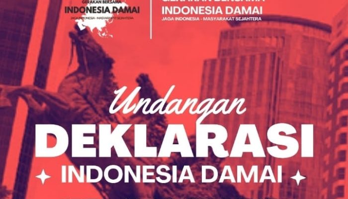Gerakan Bersama Indonesia Damai Akan Gelar Deklarasi di Monumen Patung Kuda