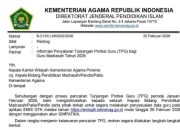 Surat Kemenag Sebut TPG Lulusan PPG 2025 Belum Bisa Dicairkan, Alasannya Tak Ada Anggaran