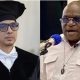 Guru Besar Fakultas Hukum Universitas Gadjah Mada (FH UGM), Prof. Zainal Arifin Mochtar (kiri) dan Menteri HAM Natalius Pigai (kanan).