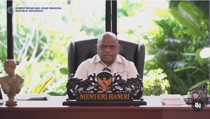 Menteri HAM Natalius Pigai.