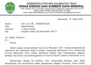 Usai Ramai Mobil Dinas Rp8,49 M, Kini Beredar Surat Berkop Pemprov Kaltim Minta Takjil ke Perusahaan