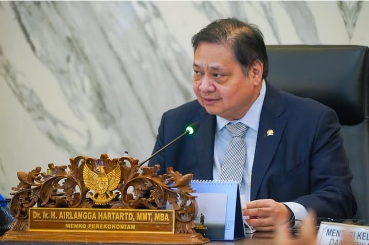 Menko Perekonomian Airlangga Hartarto.