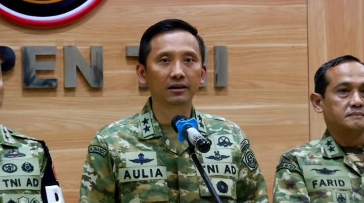 Kepala Pusat Penerangan (Kapuspen) TNI Mayjen Aulia Dwi Nasrullah.
