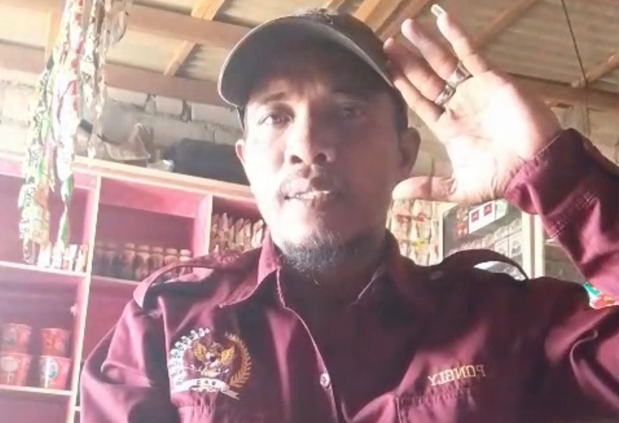 Ketua BPD Kangayan, Pongly.