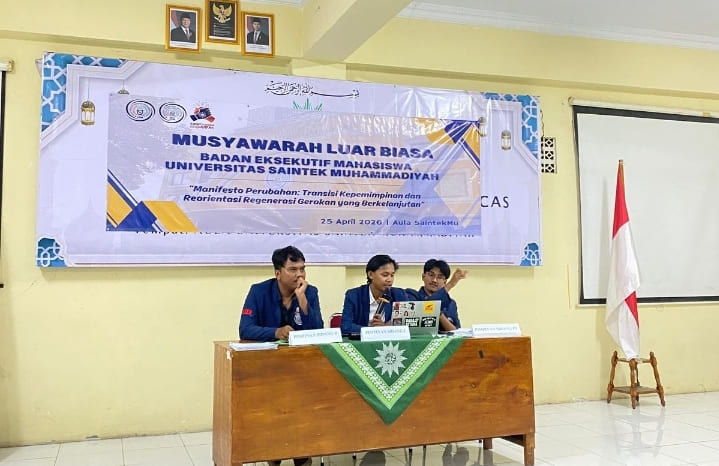 BEM Universitas Saintek Muhammadiyah gelar Musyawarah Luar Biasa. [Foto: istimewa]