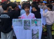 Mahasiswa Kangayan Demo Kantor Bupati Sumenep, Protes Ketimpangan Infrastruktur