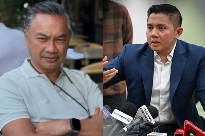 Eks Wamenlu Dino Patti Djalal (kiri) dan Seskab Teddy Indra Wijaya (kanan).