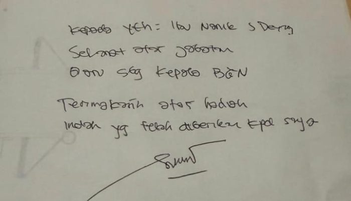 Jadi Tersangka Korupsi, Sony Sonjaya Tulis Surat Satire ke Kepala BGN Baru: Terima Kasih Hadiah Indahnya