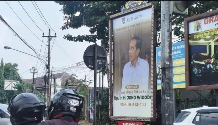 DPRD Solo Pertanyakan Sumber Pendanaan Baliho Ulang Tahun Jokowi