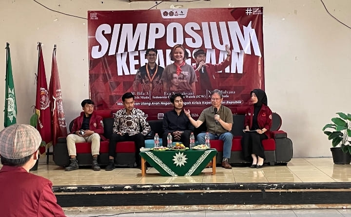Acara simposium yanf dihadiri Mohammad Bifa Agusriyanto.