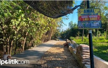 Sudah 15 Hari Warga Galang Dana Perbaiki Jalan, Tak Satu pun Pejabat Pemkab Sumenep Datangi Lokasi