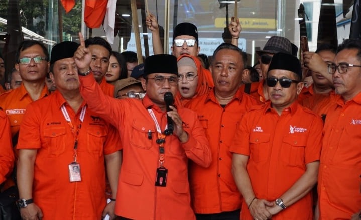 Ketua Umum Partai Gerakan Rakyat Sahrin Hamid.