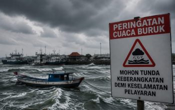 Foto ilustrasi cuaca buruk.