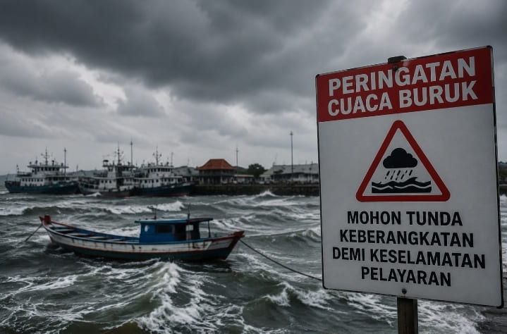 Foto ilustrasi cuaca buruk.