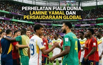 Ilustrasi sepak bola dunia.