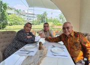 Pertemuan Hotman Paris dan Ketum PWI.
