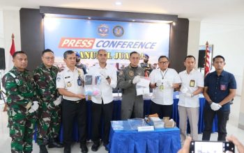 Bea Cukai dan Satgaspam Lanudal Juanda Gagalkan Penyelundupan Narkotika dari Malaysia