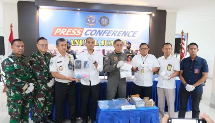Bea Cukai dan Satgaspam Lanudal Juanda Gagalkan Penyelundupan Narkotika dari Malaysia