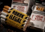 Foto ilustrasi rokok ilegal.