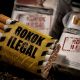 Foto ilustrasi rokok ilegal.
