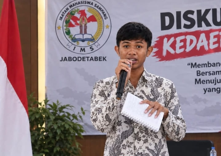 Ketua Umum Ikatan Mahasiswa Sampang (IMS) Jabodetabek, M. Rosul. [Foto: istimewa]
