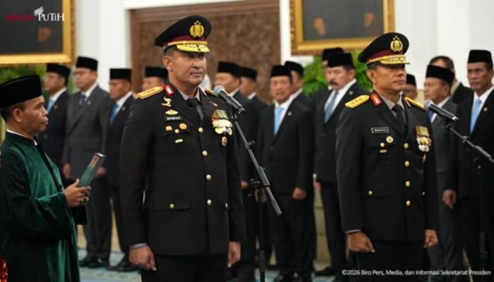 Prabowo Resmi Lantik Suyudi Jadi Kapolri Baru