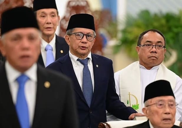 Pelantikan 28 pejabat di Istana Kepresidenan, Jakarta, Jumat (2/10/2026)