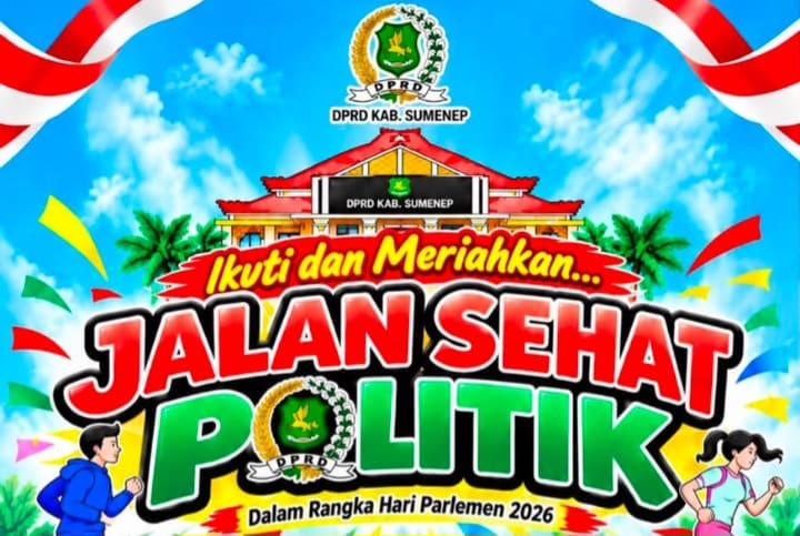 DPRD Sumenep akan gelar Jalan Sehat Politik dalam rangka memperingati Hari Parlemen 2026.