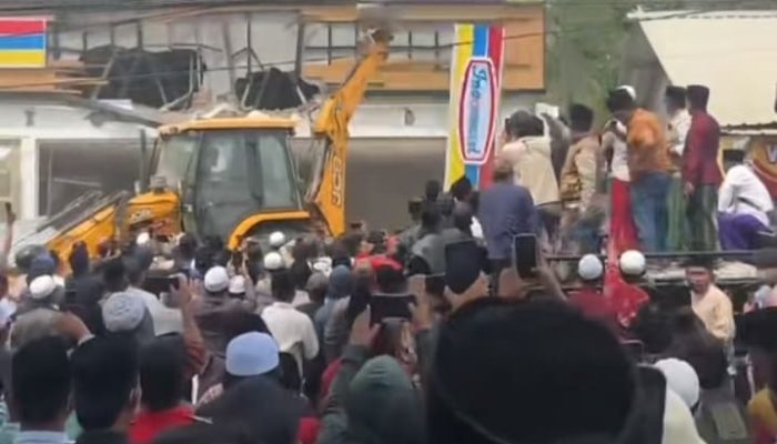 Gerai Sudah Hancur, Polres Pamekasan Masih Nunggu Laporan Usut Perusakan Indomaret