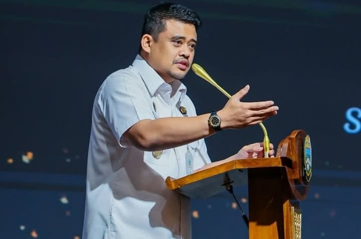 Gubernur Sumut Bobby Nasution.