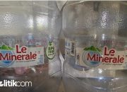 Foto air Le Minerale kemasan galon. [dok. rilpolitikcom]