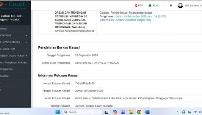 MA Batalkan Suket Penyetaraan Ijazah Gibran